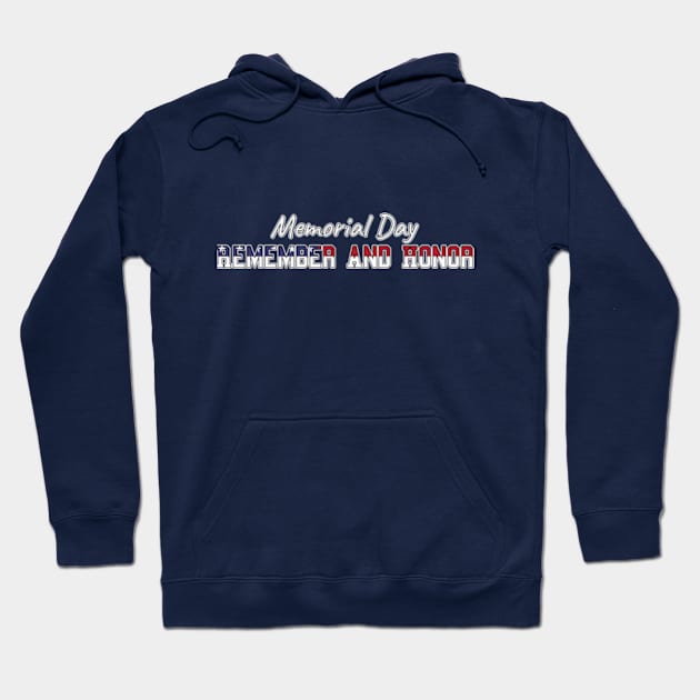 Memorial Day T Shirt Hoodie by ZER-0 MERCH